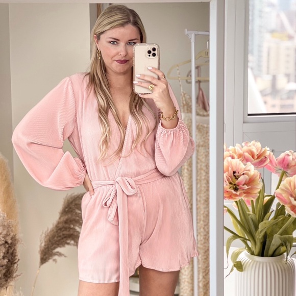 TOBI pink romper - Picture 1 of 2